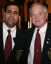 City Council Sergeants at Arms Israel Martinez and Nicholas Economou