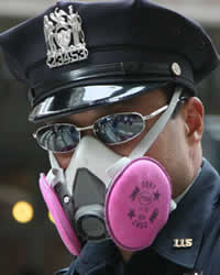 NYPD after an explosion in midtown.