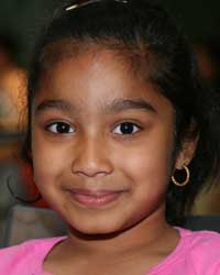 Shaune Singh, Sister of Daniel Singh at Daily News -- Class Acts Awards ceremony June 20, 2007. Daniel has bone cancer, and was recognized with his teacher/mentor. His family came to the ceremony, but she and I looked at each other during the ceremony, and when I pointed the camera at her, she had this smile.