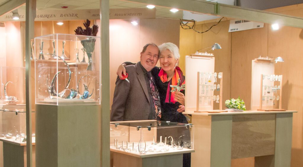 Michael and Maureen Banner at their last show, Baltimore, 2013