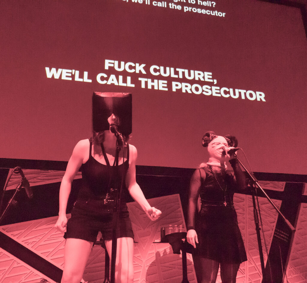 At National Sawdust in Brooklyn in their play/concert in 2017.