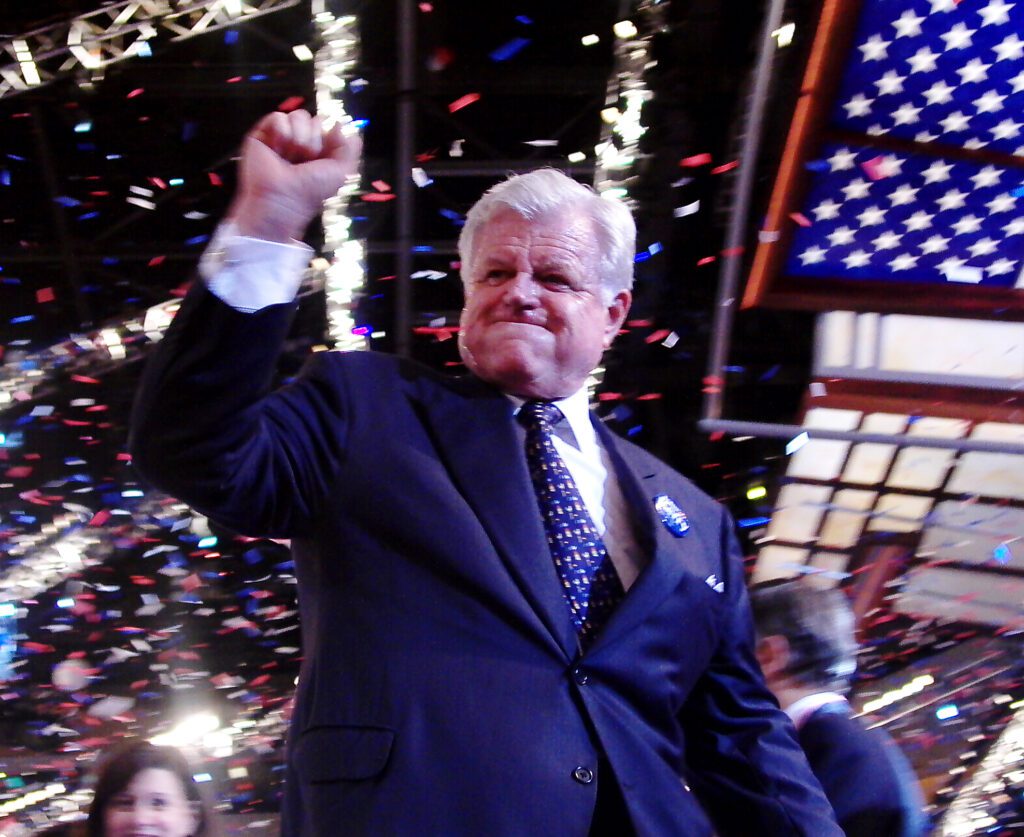 Teddy Kennedy at the 2004 Democratic Convention.