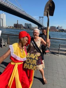 Save Our Park march in East River Park, Manhattan