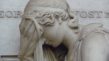 Detail from Winchester Cathederal near Marcella's home in England.